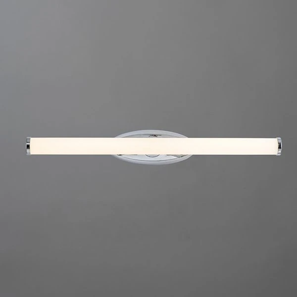 Подсветка для зеркала Arte Lamp Orizzone A2836AP-1CC, арматура хром, плафон пластик белый, 40х13 см - фото 1