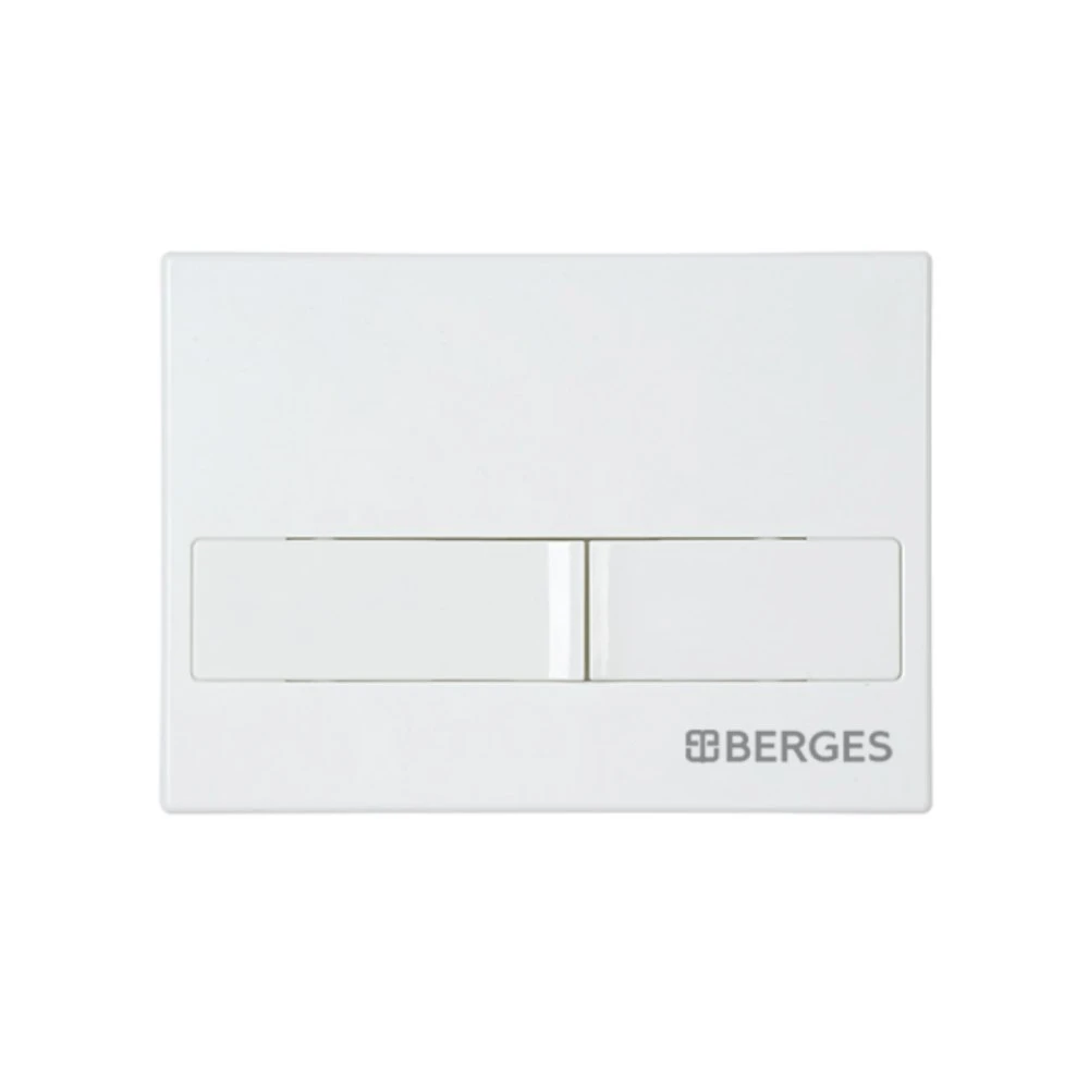 Комплект Berges 043323 унитаза Ego XL Rimless с сиденьем микролифт и инсталляции Novum 525 с белой кнопкой L1