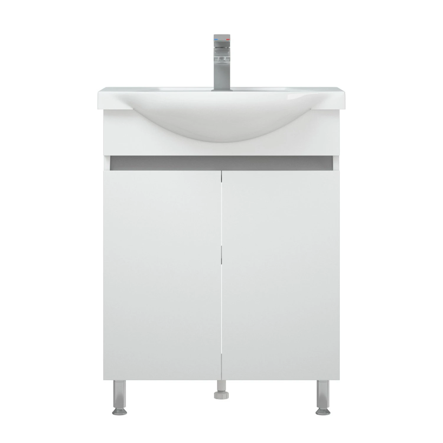 Мебель для ванной Corozo Джуно 55, цвет белый