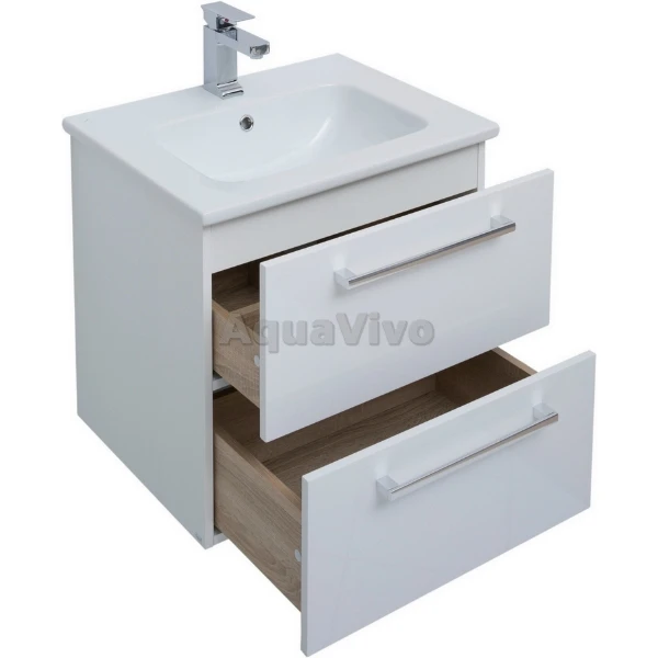 Мебель для ванной Dreja Gio 60, цвет белый глянец
