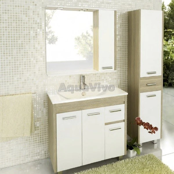 Мебель для ванной Comforty Тулуза 90, цвет сосна лоредо