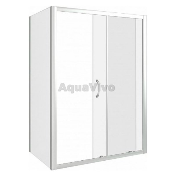 Душевой уголок Good Door Latte WTW+SP-C-WE 140x80, стекло прозрачное, профиль белый