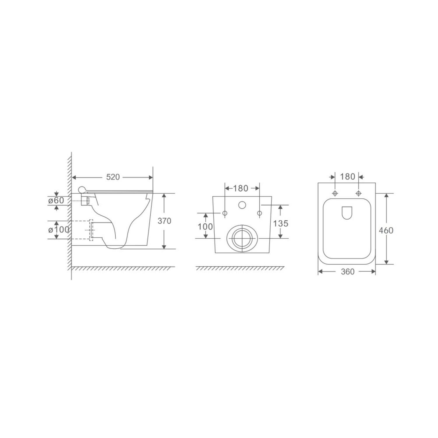 Унитаз Berges Sigma Rimless 082254 подвесной, безободковый, с сиденьем микролифт, цвет белый - фото 1