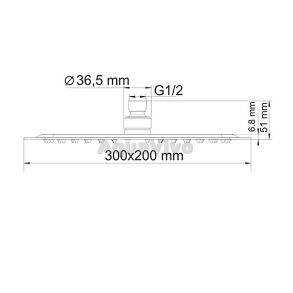 Душевой комплект WasserKRAFT Alme A171519 Thermo, встраиваемый, цвет хром