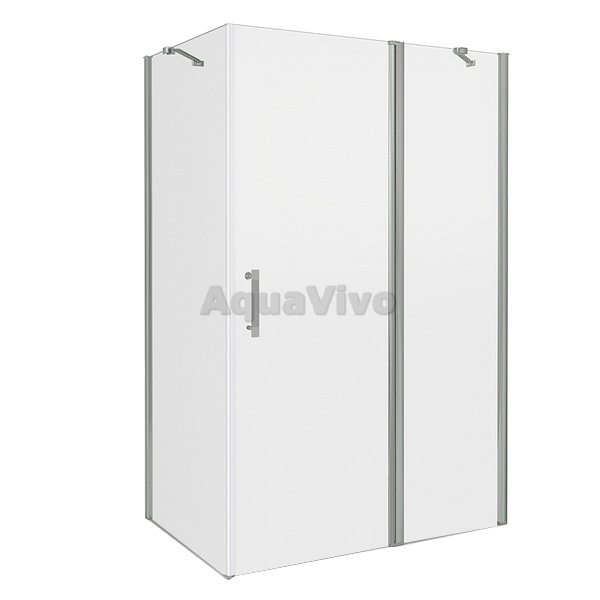 Душевой уголок Good Door Mokka WTW+SP-C-WE 130x100, стекло прозрачное, профиль белый