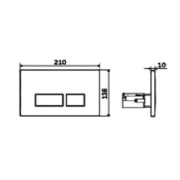 Комплект AM.PM IS47001.50A1700 унитаза Inspire 2.0 FlashClean с сиденьем микролифт и инсталляции c белой кнопкой