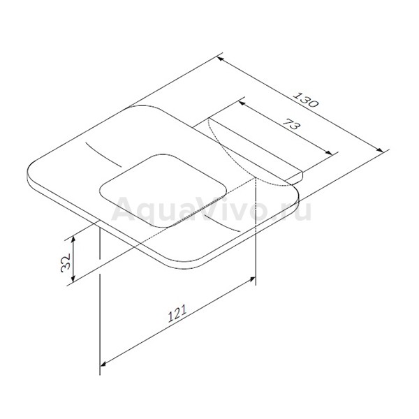 Мыльница AM.PM Inspire 2.0 A50A34200 с настенным держателем