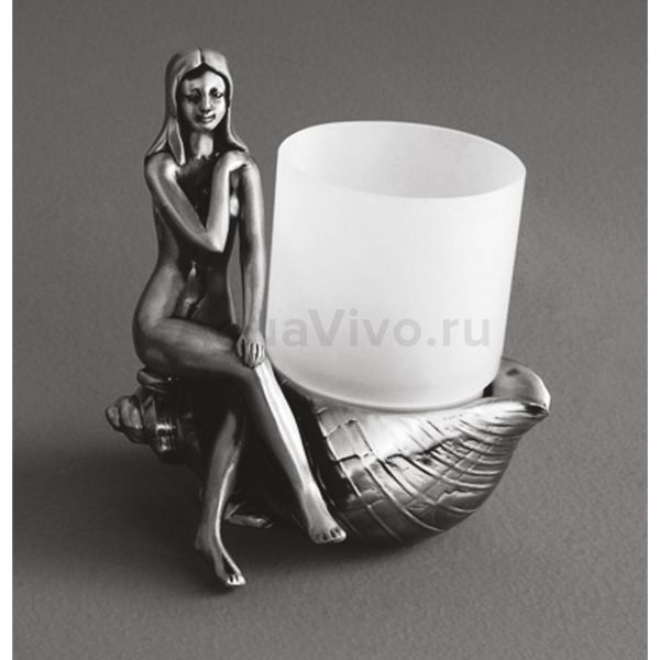 Стакан Art & Max Juno AM-B-0071D-T, настольный, цвет серебро