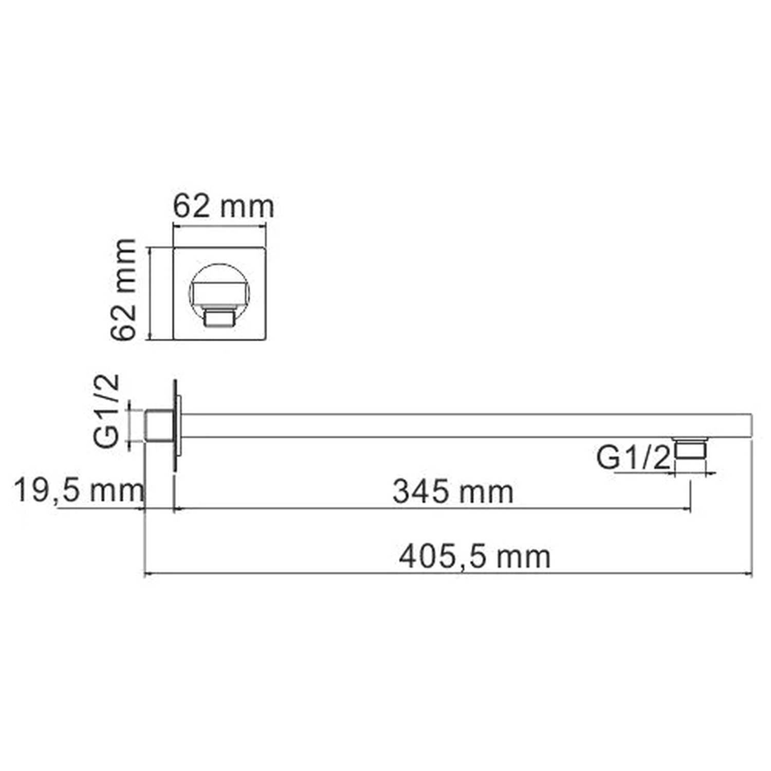 Душевой комплект WasserKRAFT A71208, встраиваемый, цвет золото