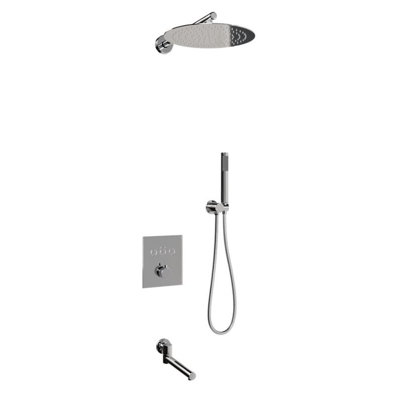 Душевой комплект RGW Shower Panels SP-370, встраиваемый, цвет хром