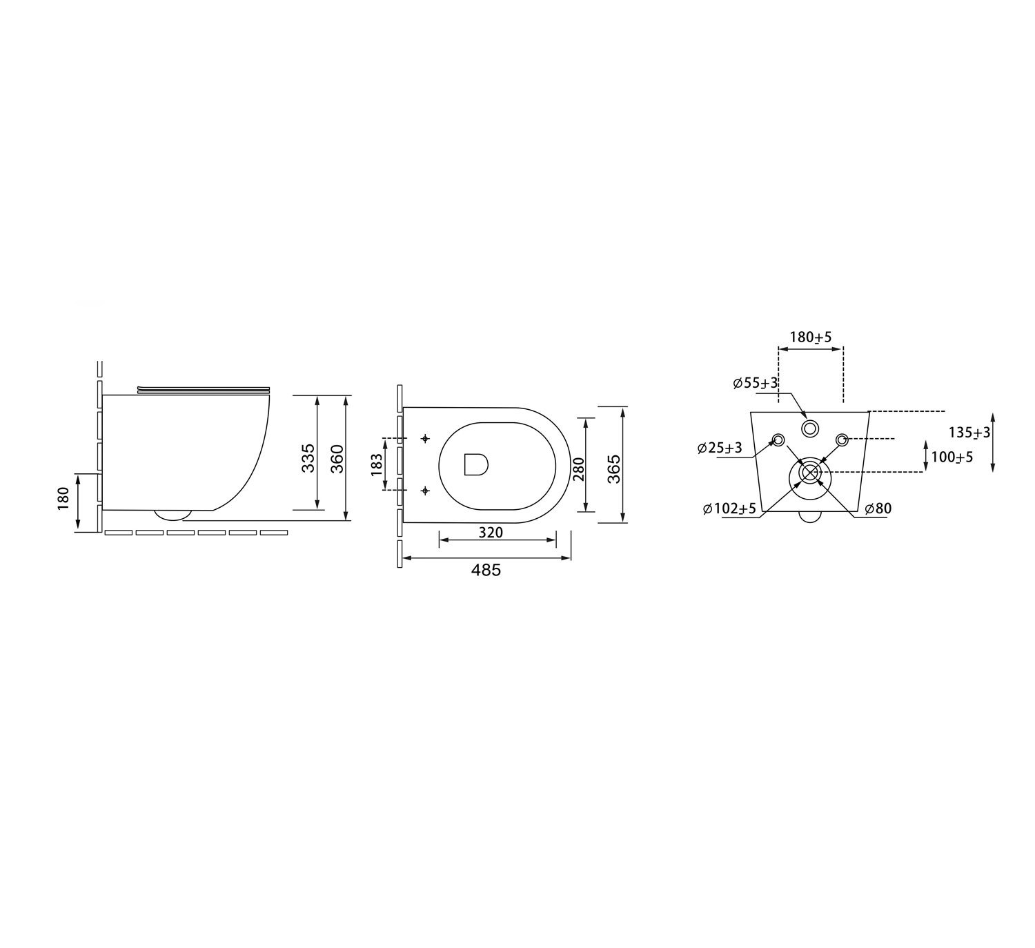 Унитаз Grossman Color GR-4455 LIMS подвесной, безободковый, с сиденьем микролифт, цвет фиолетовый матовый