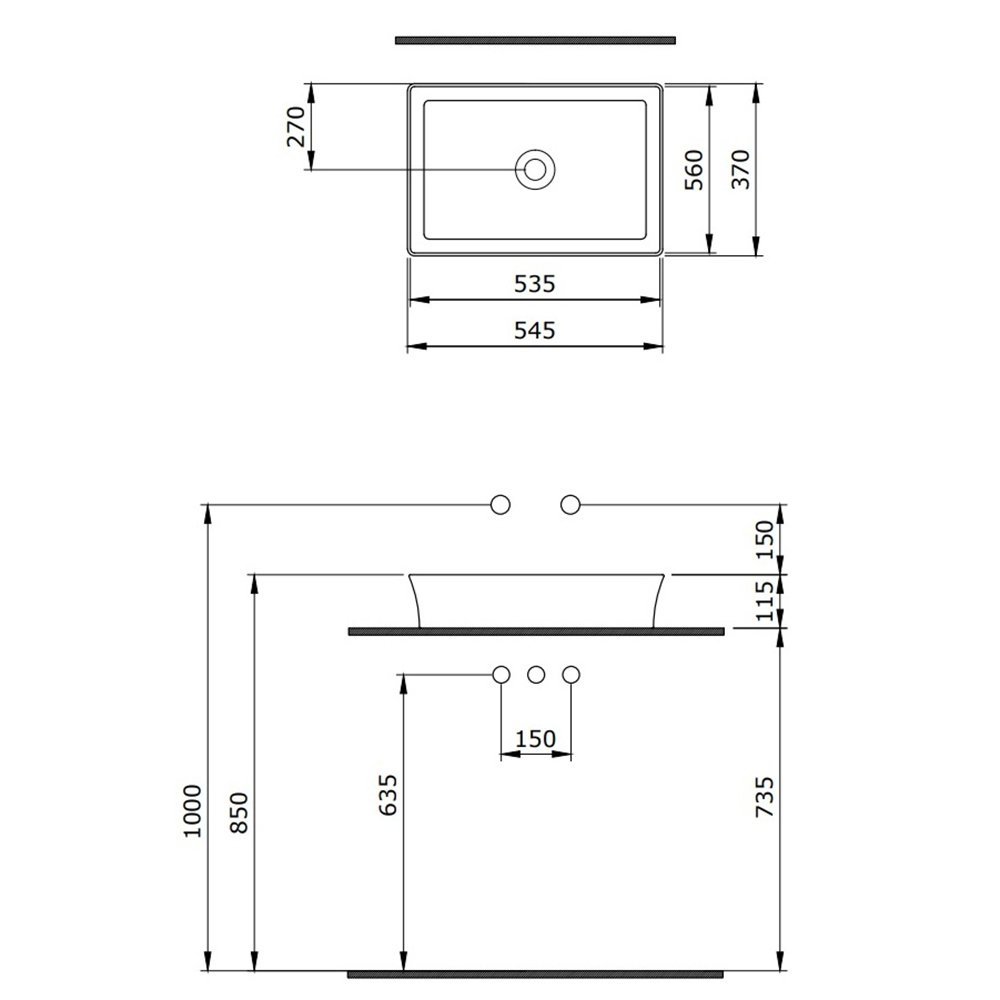 Раковина Berges Ego SL 181079 накладная, 55x38 см, цвет жасмин матовый - фото 1