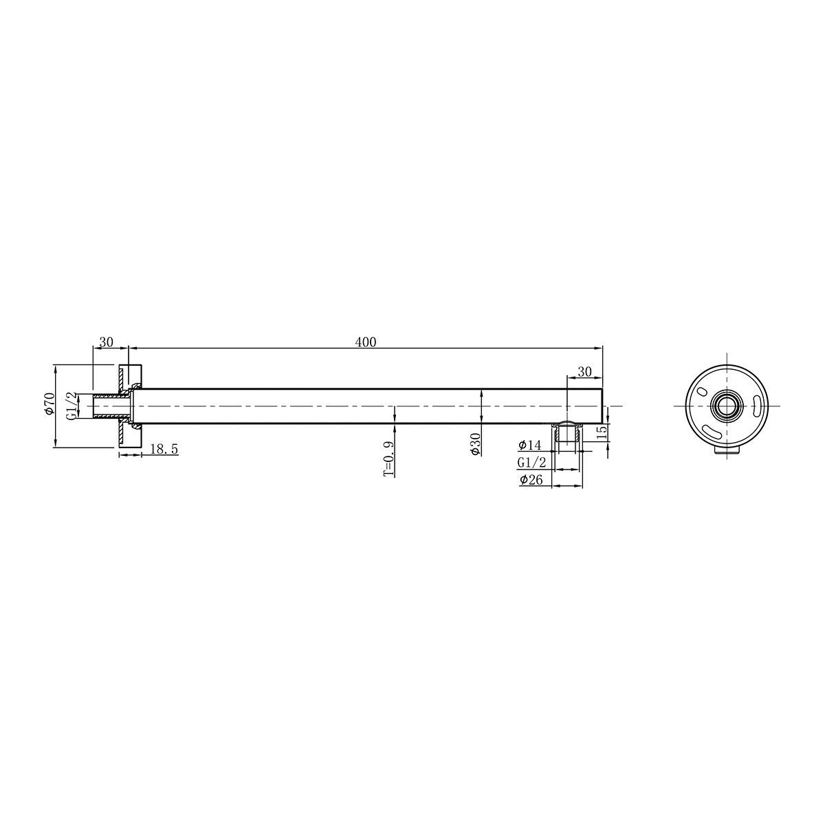 Душевой комплект Vincea Inspire VSFW-3I22MT2RCH, встраиваемый, с термостатическим смесителем, цвет хром