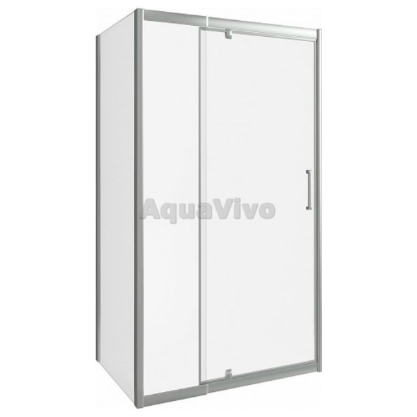 Душевой уголок Good Door Orion WTW-PD+SP-C-CH 100x80, стекло прозрачное, профиль хром