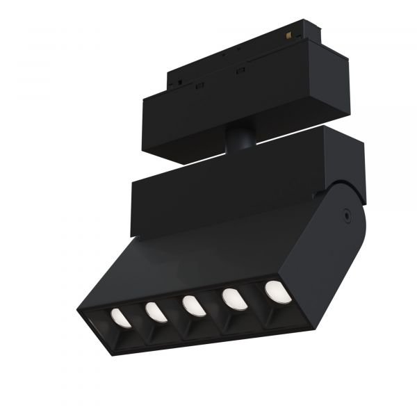 Трековый светильник Maytoni Technical Points TR015-2-10W3K-B, арматура черная, плафон металл черный