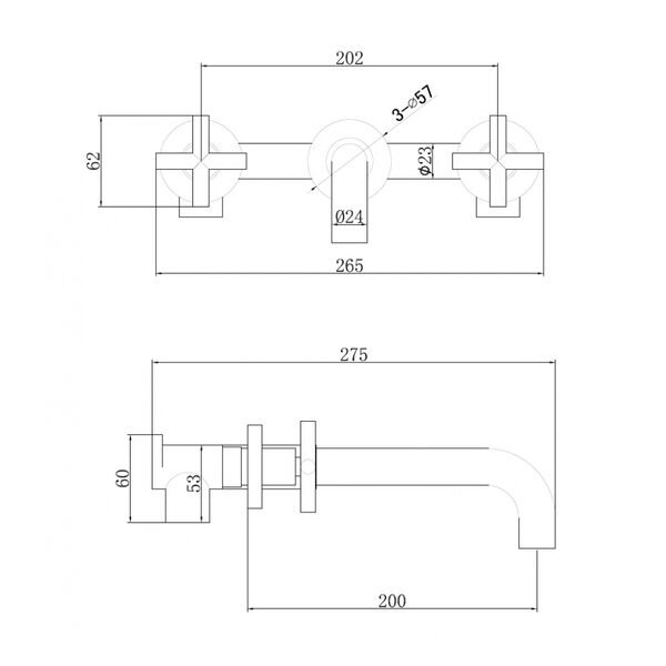 Смеситель Abber Wasser Kreis AF81121B для раковины, цвет черный матовый