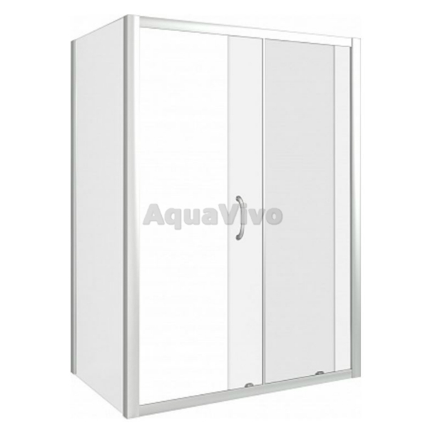 Душевой уголок Good Door Latte WTW+SP-C-WE 130x90, стекло прозрачное, профиль белый