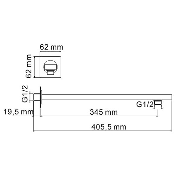 Душевой комплект WasserKRAFT Alme A16590, встраиваемый, цвет хром