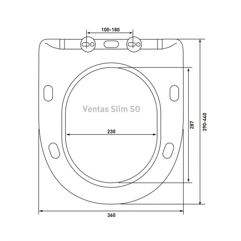 Унитаз Berges Ventas Black Rimless 082136 подвесной, безободковый, с сиденьем микролифт, цвет черный