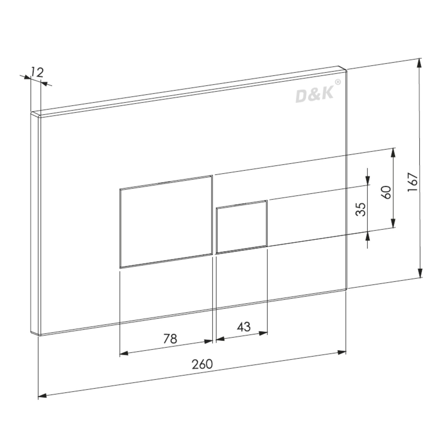 Комплект D&K DS1511606 подвесного унитаза Quadro с сиденьем микролифт и инсталляции с кнопкой смыва хром глянцевый