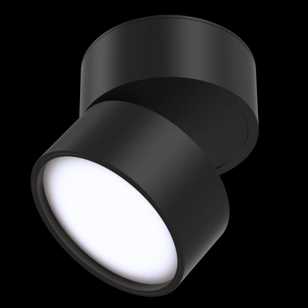 Потолочный светильник Maytoni Technical Onda C024CL-L12B4K, арматура черная, плафон металл черный - фото 1