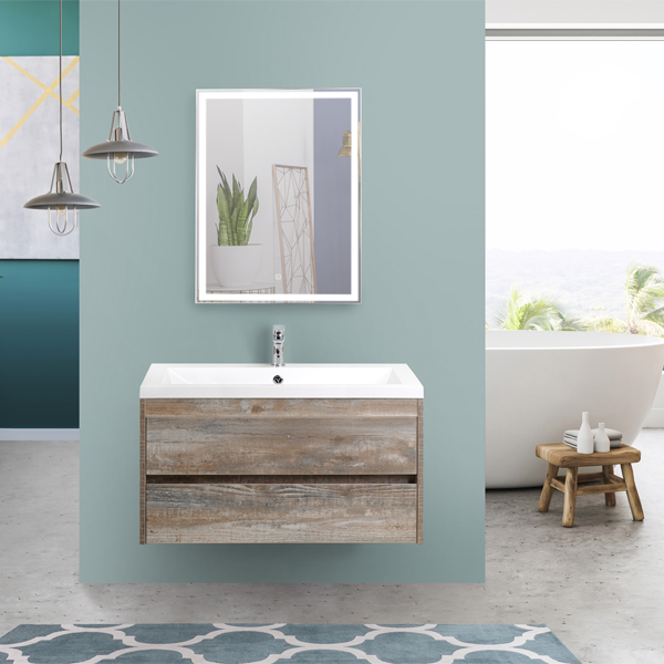 Мебель для ванной Art & Max Family 90 подвесная, цвет бетон экзотик