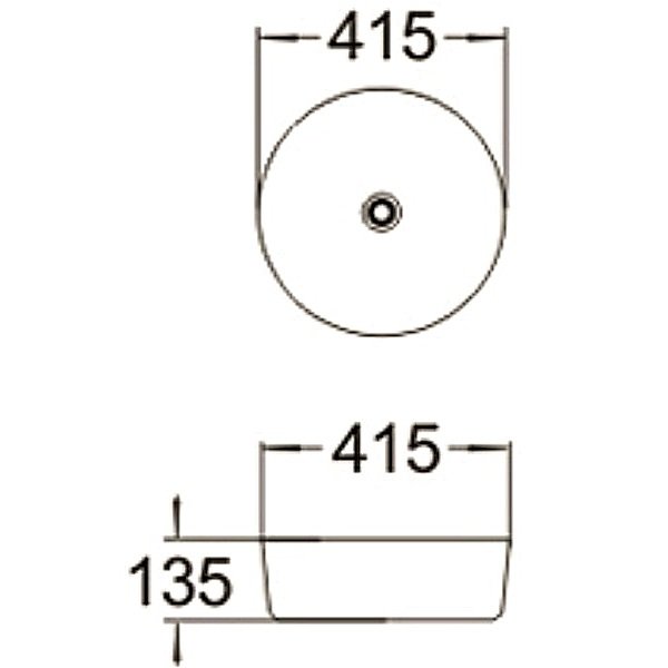 Раковина SantiLine SL-1054 MB накладная, 42x42 см, цвет черный матовый - фото 1