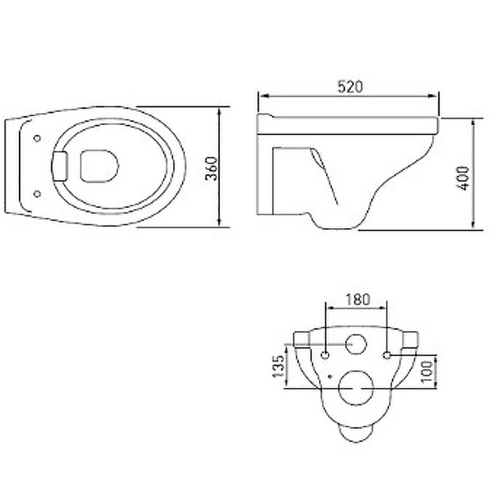 Унитаз Berges Albit S Rimless 082147 подвесной, безободковый, с сиденьем микролифт