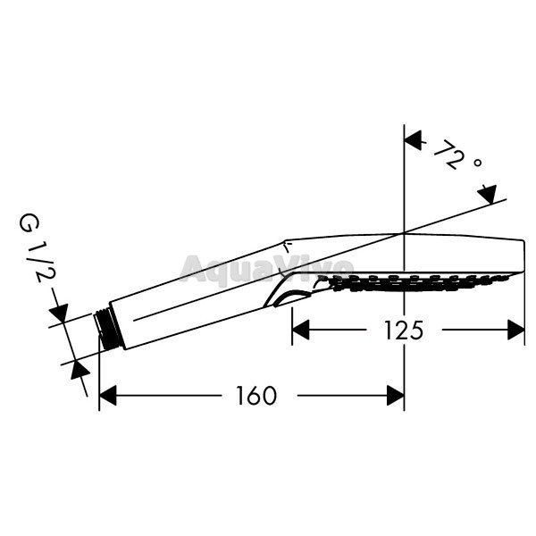 Душевая лейка Hansgrohe Raindance Select S 120 26530000