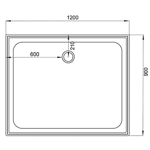 Душевая кабина Deto Z120 Kerava 120x90, стекло прозрачное, профиль хром глянцевый, с сенсорным управлением, с крышей