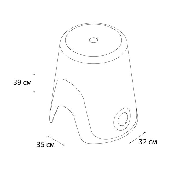 Корзина для белья / стульчик Fixsen Wendy FX-7073-49, цвет белый / фиолетовый - фото 1