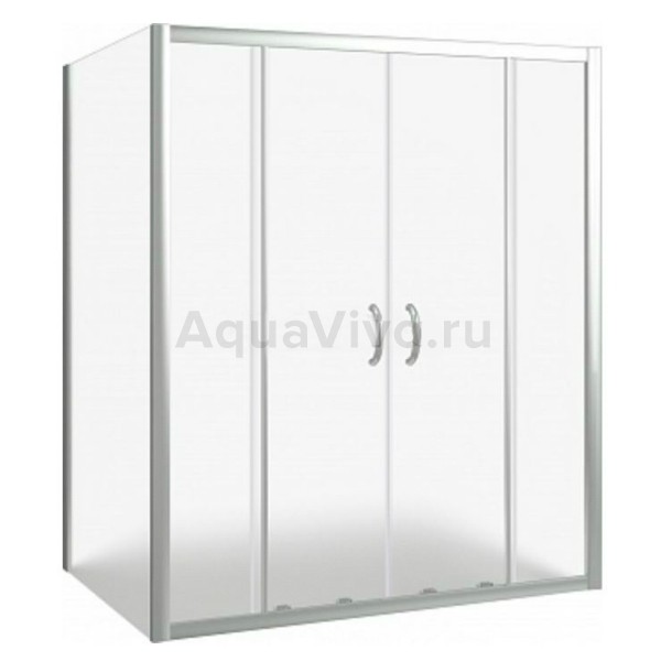 Душевой уголок Good Door Infinity WTW-TD+SP-G-CH 170x70, стекло грейп, профиль хром