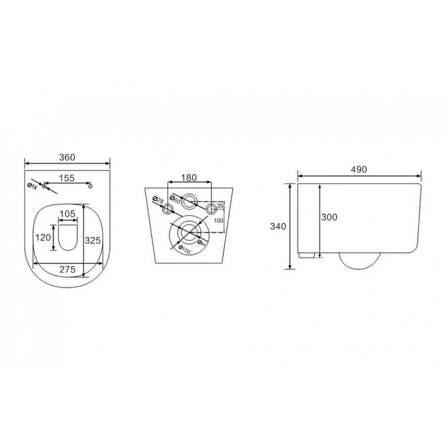 Комплект Berges 043238  унитаза Ventas Rimless с сиденьем микролифт и инсталляции Novum 525 с черной кнопкой D5 Soft Touch