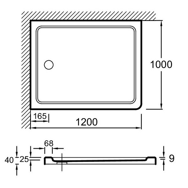 Поддон для душа Jacob Delafon Flight E62452-00 140x76, композитный акрил, цвет белый