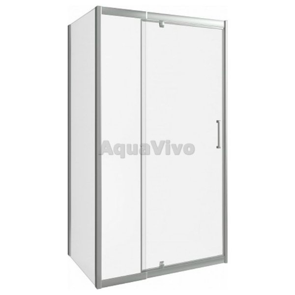 Душевой уголок Good Door Orion WTW-PD+SP-C-CH 110x90, стекло прозрачное, профиль хром