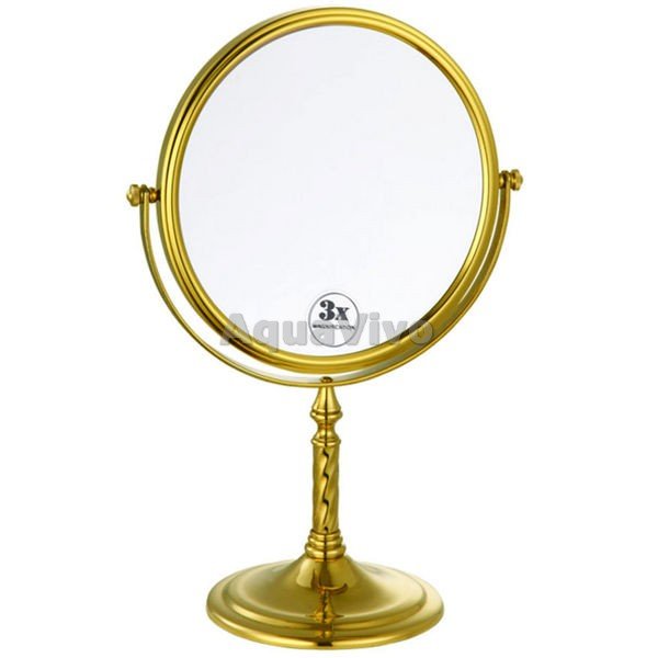 Косметическое зеркало Boheme Imperiale 504 настольное, цвет золото