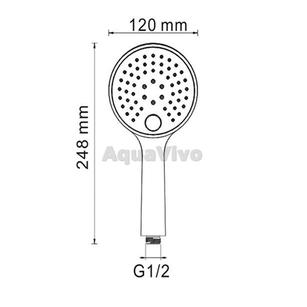 Душевой комплект WasserKRAFT Dinkel A175868, встраиваемый, цвет хром