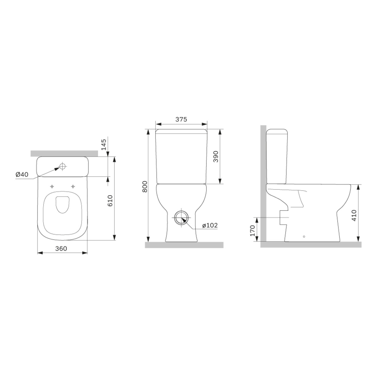 Унитаз-компакт AM.PM Sunny C85C8601SC напольный, безободковый, с сиденьем микролифт, цвет белый глянец - фото 1