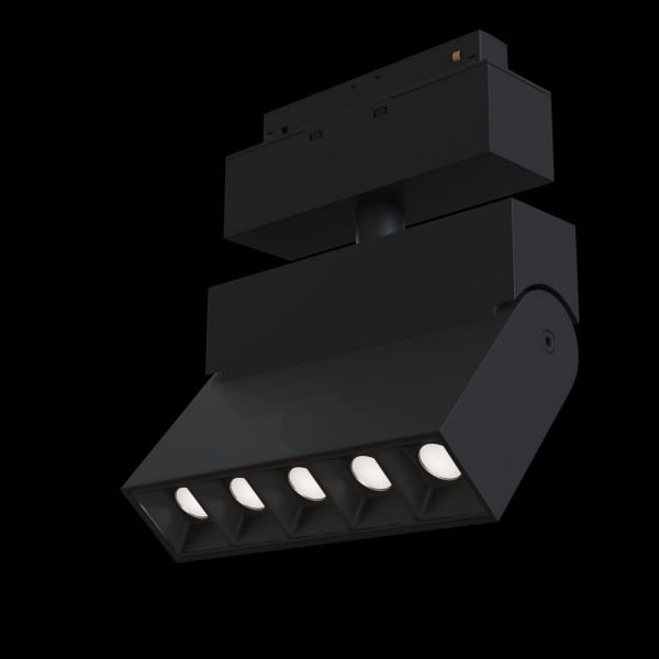 Трековый светильник Maytoni Technical Points TR015-2-10W3K-B, арматура черная, плафон металл черный
