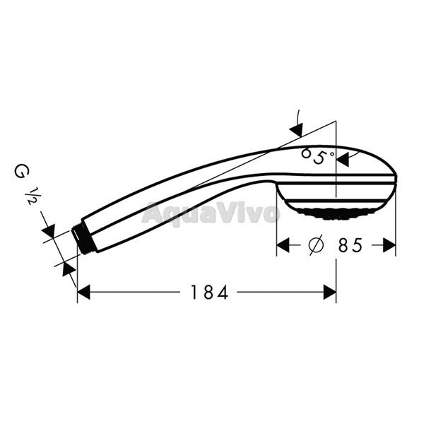 Душевой гарнитур Hansgrohe Crometta 85 Mono 27728000