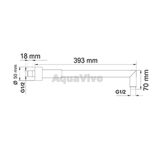 Душевой комплект WasserKRAFT Dinkel A175819, встраиваемый, цвет хром