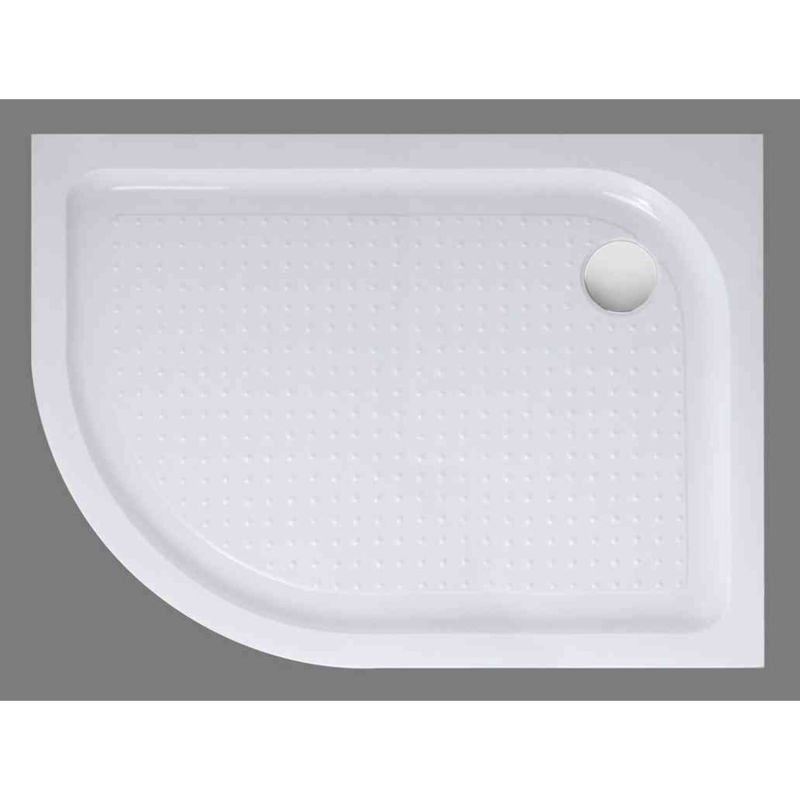 Поддон для душа BelBagno Tray BB-RH-100/80-550-15-W-R 100x80, правый, акриловый, цвет белый