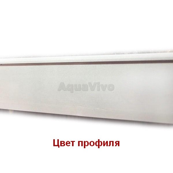 Душевой уголок Good Door Latte WTW+SP-G-WE 130x80, стекло грейп, профиль белый - фото 1