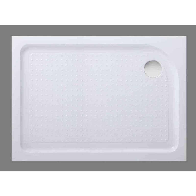 Поддон для душа BelBagno Tray BB-AH-100/80-15-W-R 100x80, правый, акриловый, цвет белый