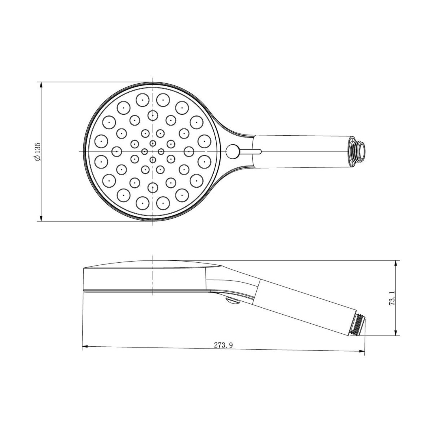 Душевой комплект Vincea Inspire VSHH-3I2AHMB, цвет матовый черный