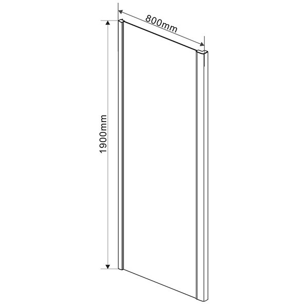 Душевой уголок Vincea Intra VSR-1I 90/100x80, стекло шиншилла, профиль хром