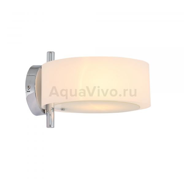 Бра ST Luce Foresta SL483.501.01, арматура металл, цвет хром, плафон акрил, стекло, цвет белый