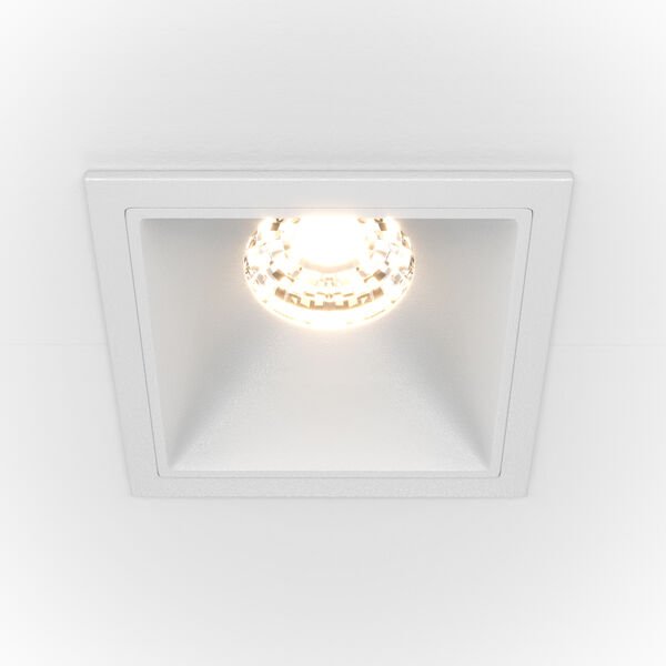 Точечный светильник Maytoni Technicali Alfa DL043-01-10W4K-SQ-W, арматура белая
