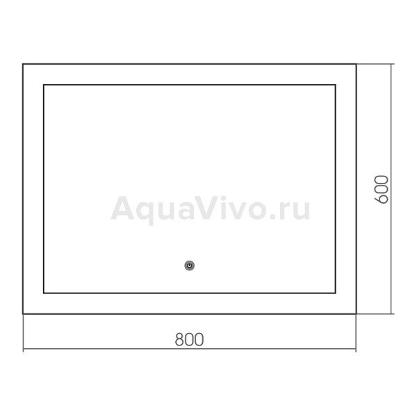 Зеркало Grossman Classic 80x60, с подсветкой