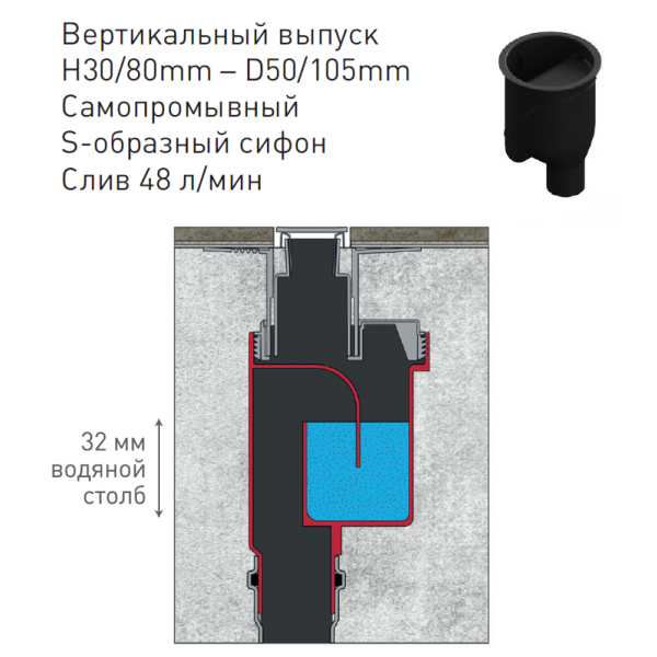 Душевой лоток Berges Simpel 090013 с решеткой 100x4 см, прямой выпуск, с возможностью изменения длины, цвет матовый хром